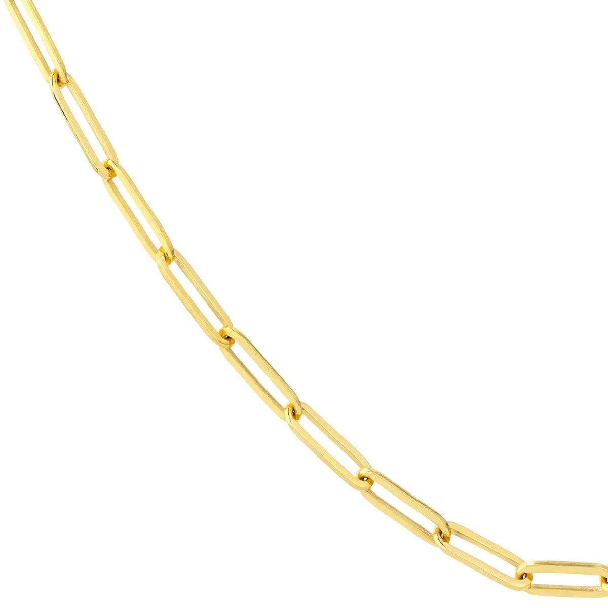 14K Paper Clip Chain 3.80Mm 4680315