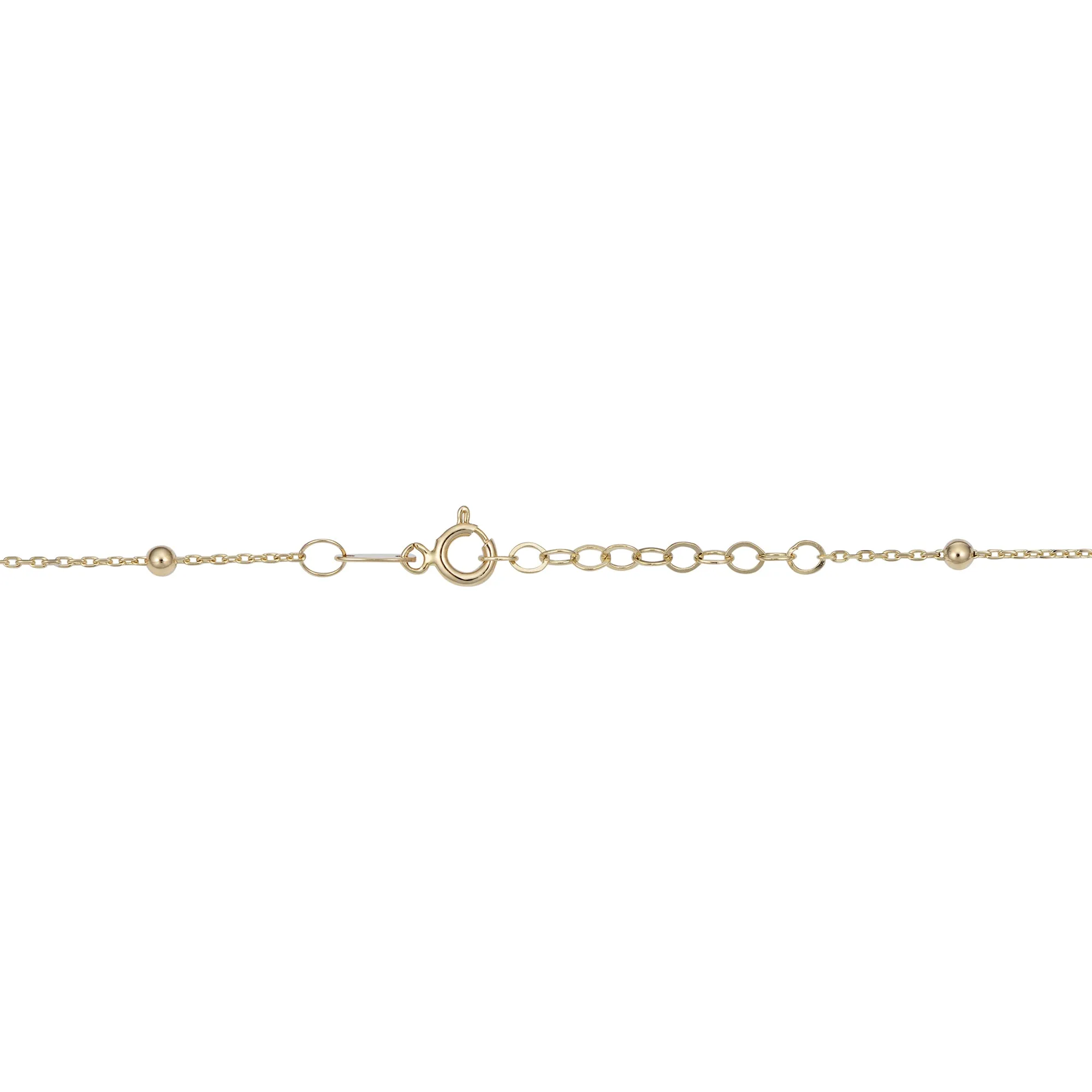 14k Yellow Gold ID Adjustable Baby Bracelet, 6.5"