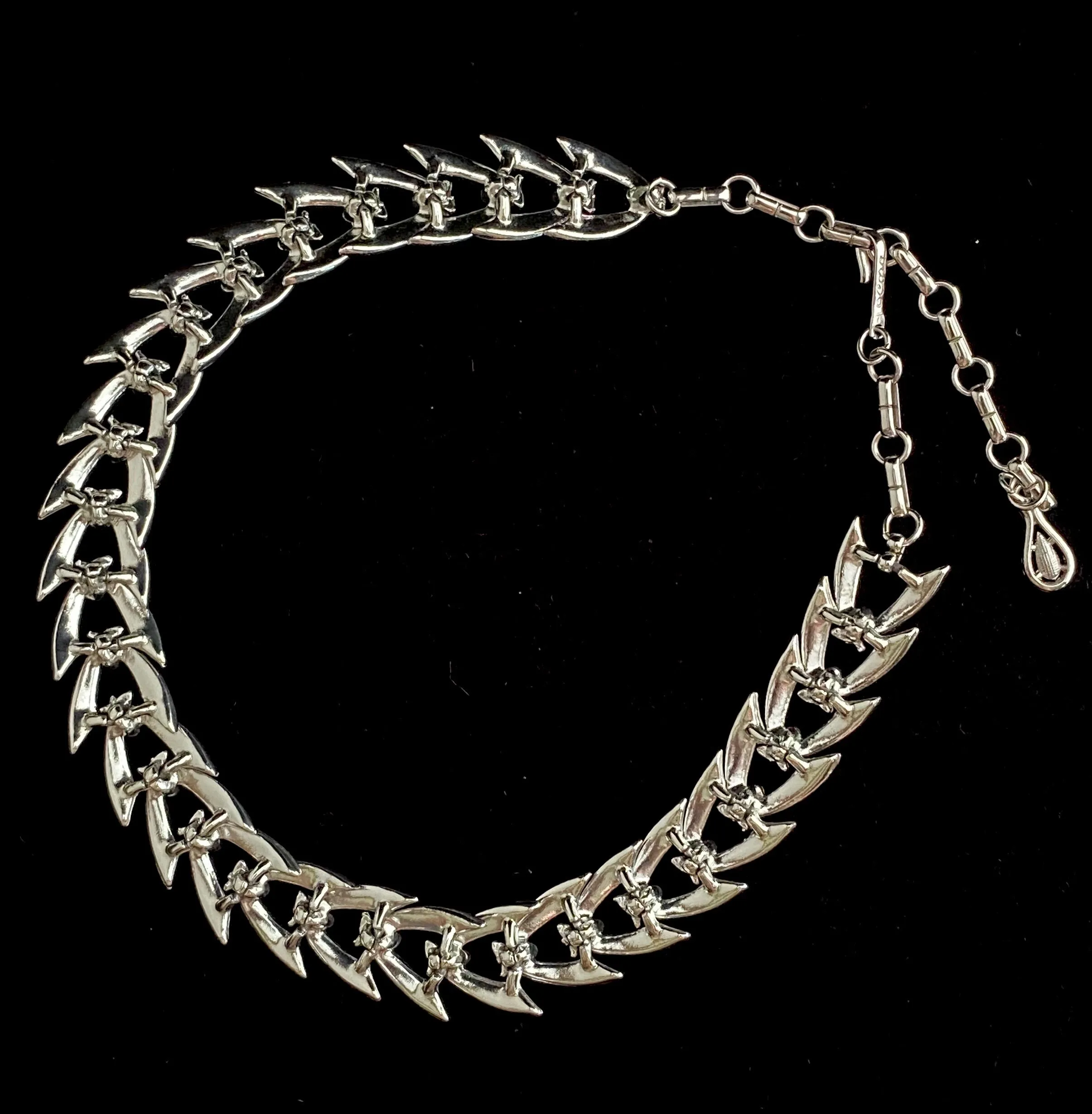 1960s Coro Silver Necklace