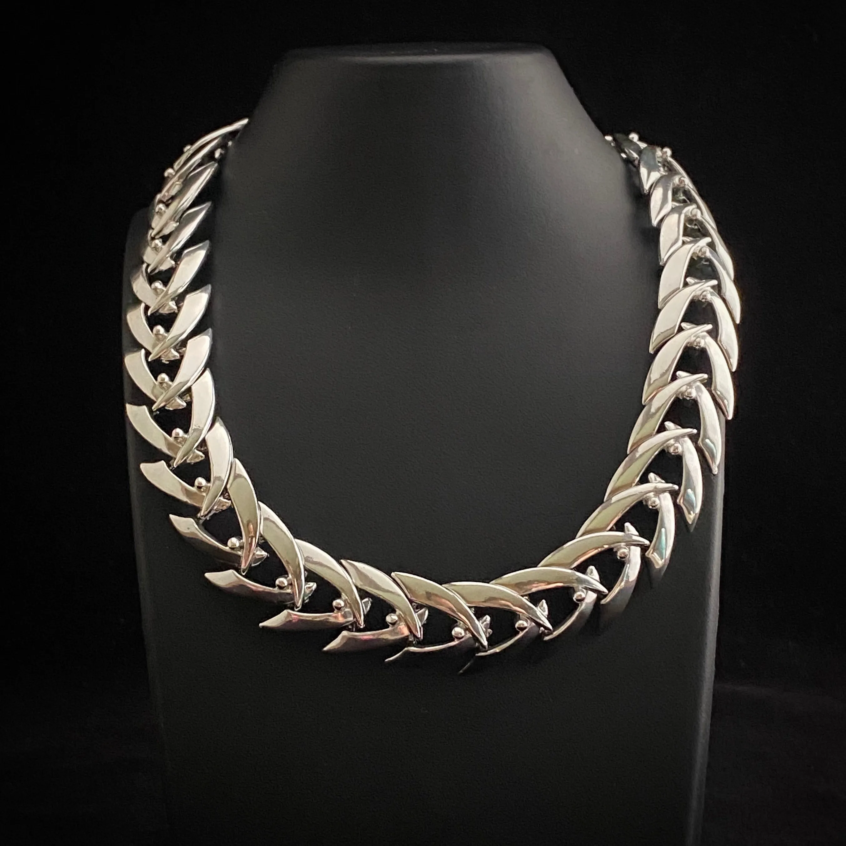 1960s Coro Silver Necklace