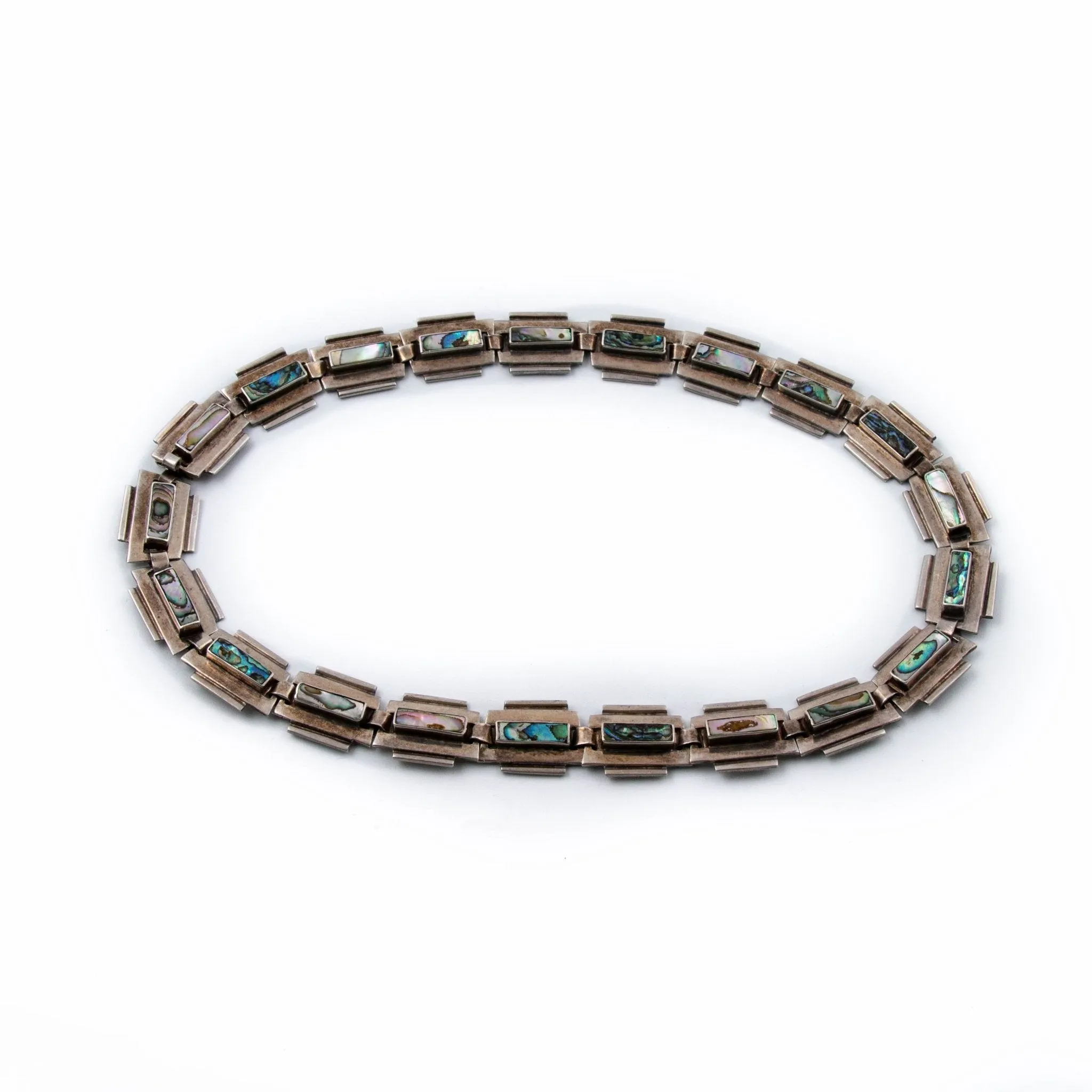 1970's Mexican Abalone Necklace