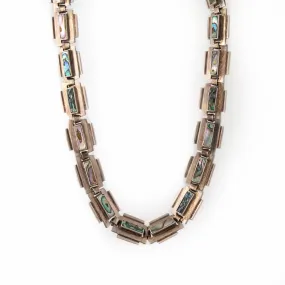 1970's Mexican Abalone Necklace