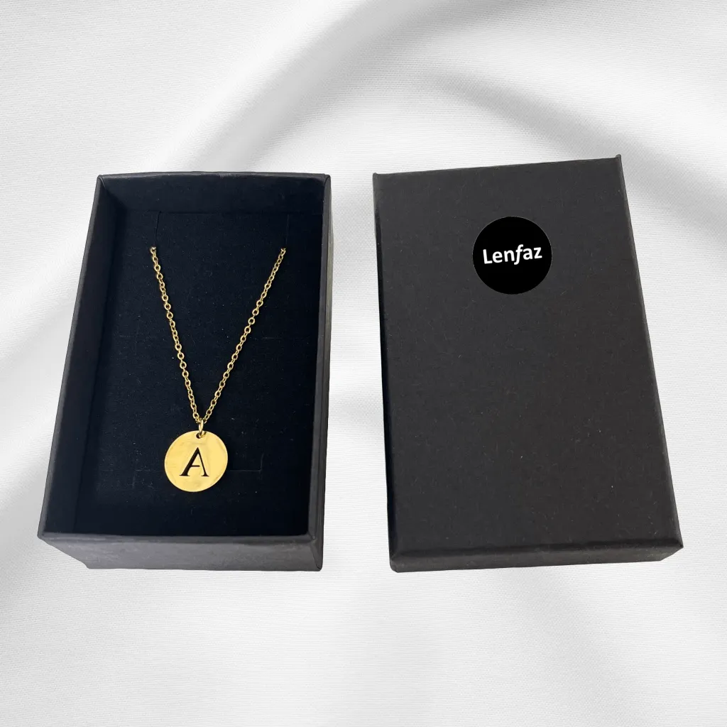 Alphabet Necklace Gold Plated - Letter O