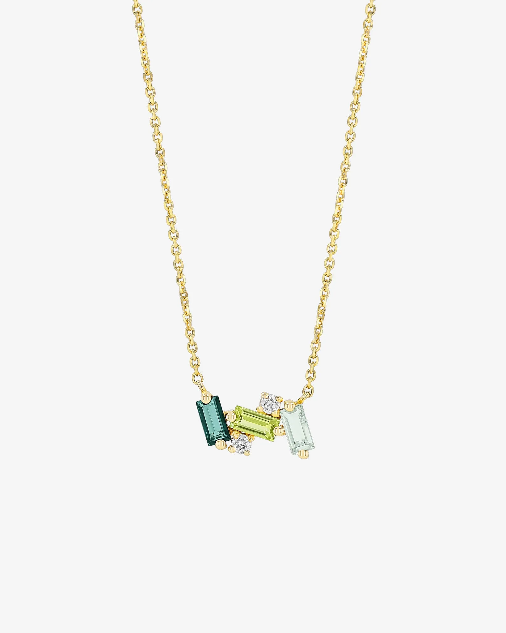 Amalfi Mini Burst Green Ombre Pendant