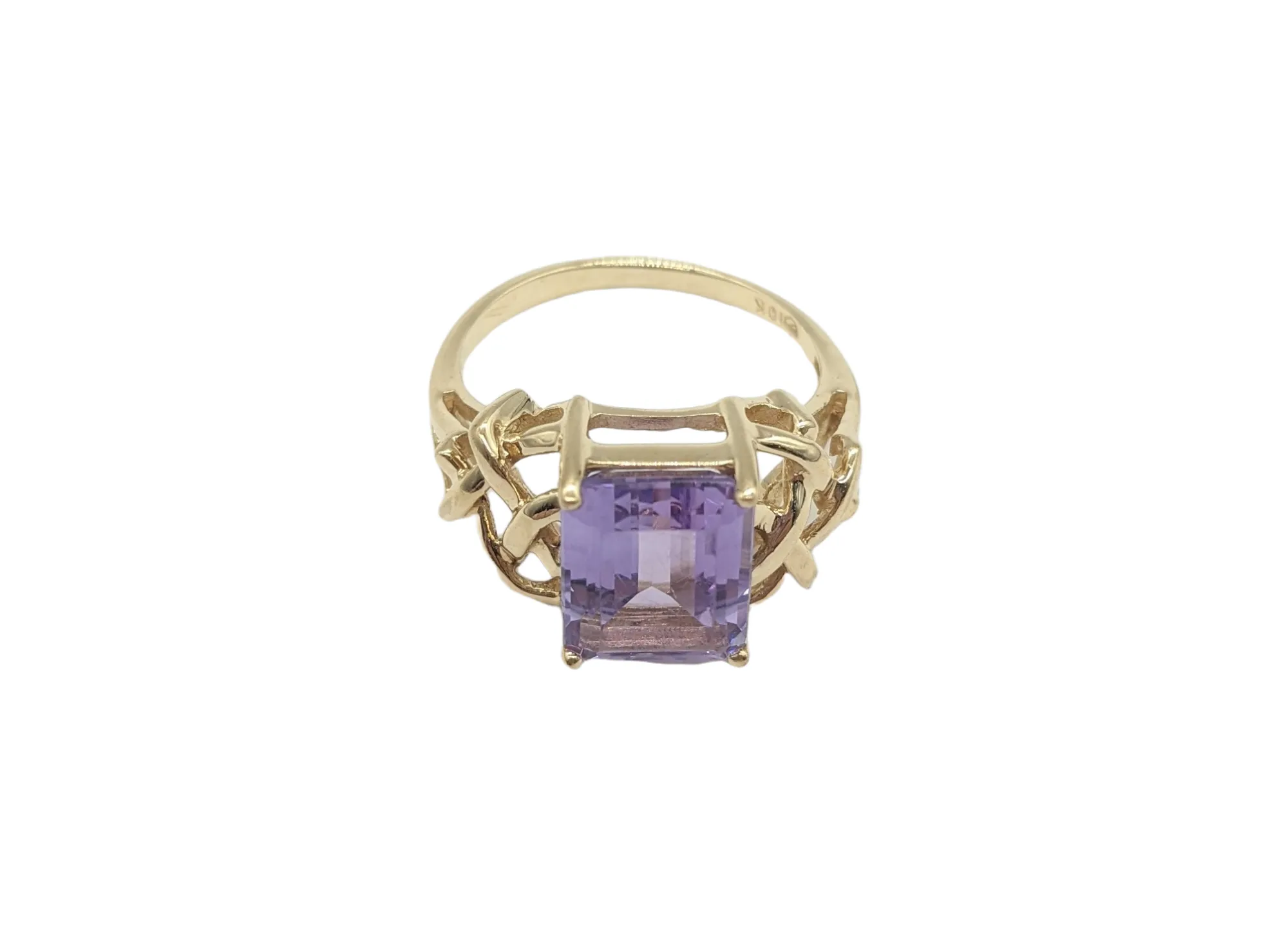 Amethyst Ladies Fashion Ring