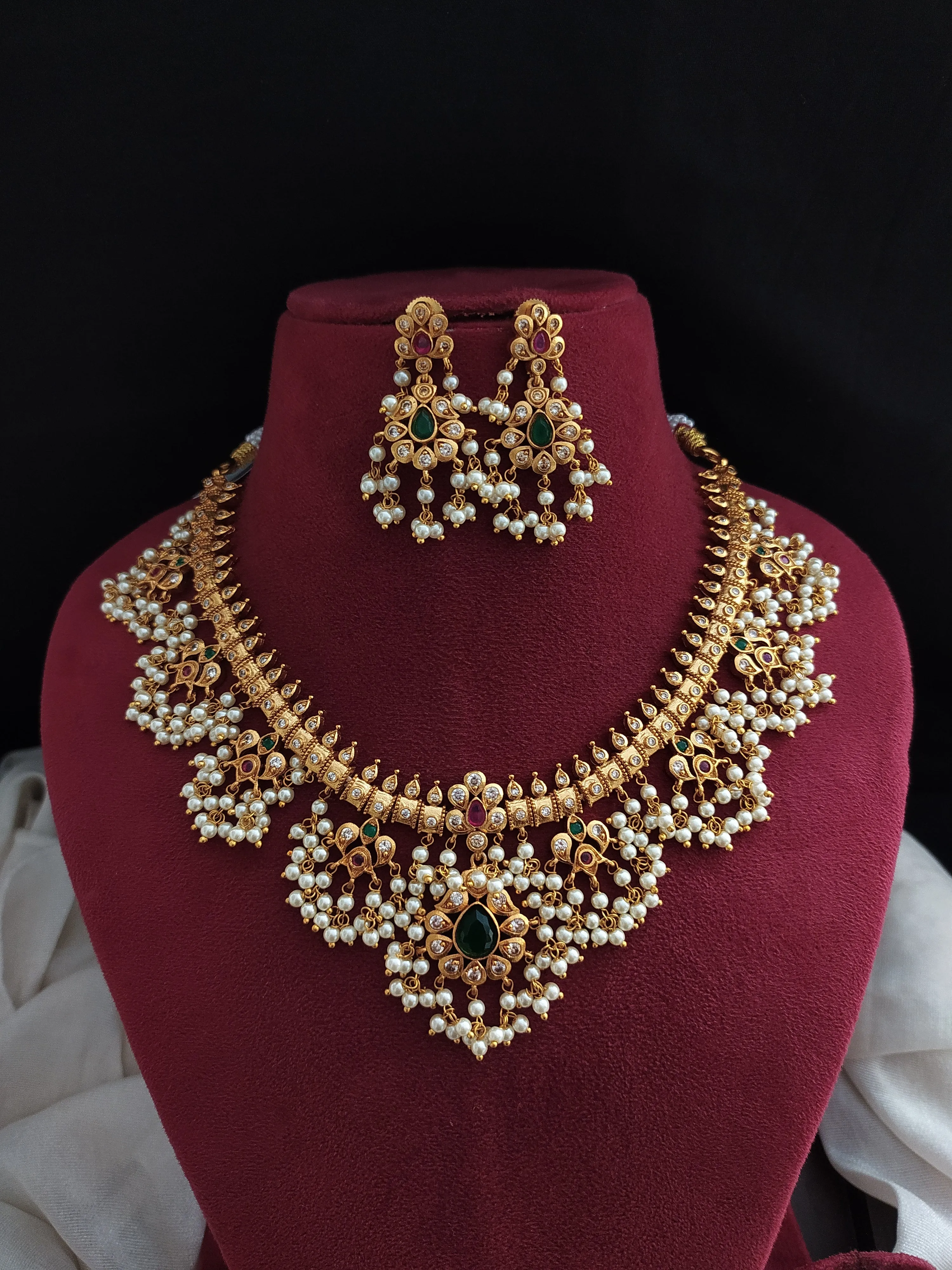 Antique Guttapusalu Necklace Set