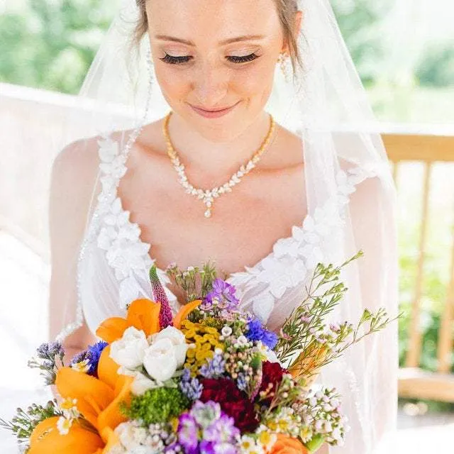 April - Crystal Bridal Studs