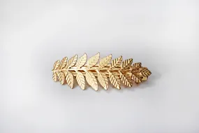 Athena Leaf Barrette- discounted version