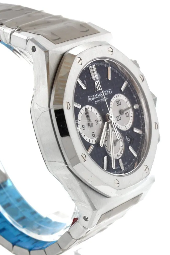 Audemars Piguet Royal Oak 41 Chronograph 41mm Blue Dial Stainless Steel Watch 263b31ST.OO.1220ST.01  DCM