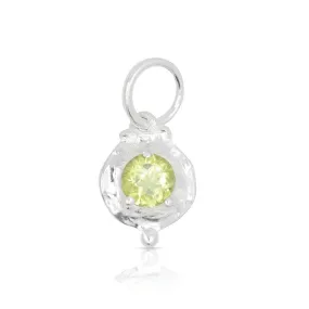 AUGUST PERIDOT BIRTHSTONE CHARM