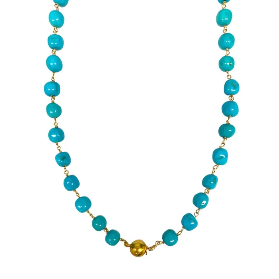 Beaded Turquoise Necklace