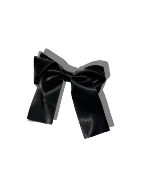 Big Satin Hair Bow Clips