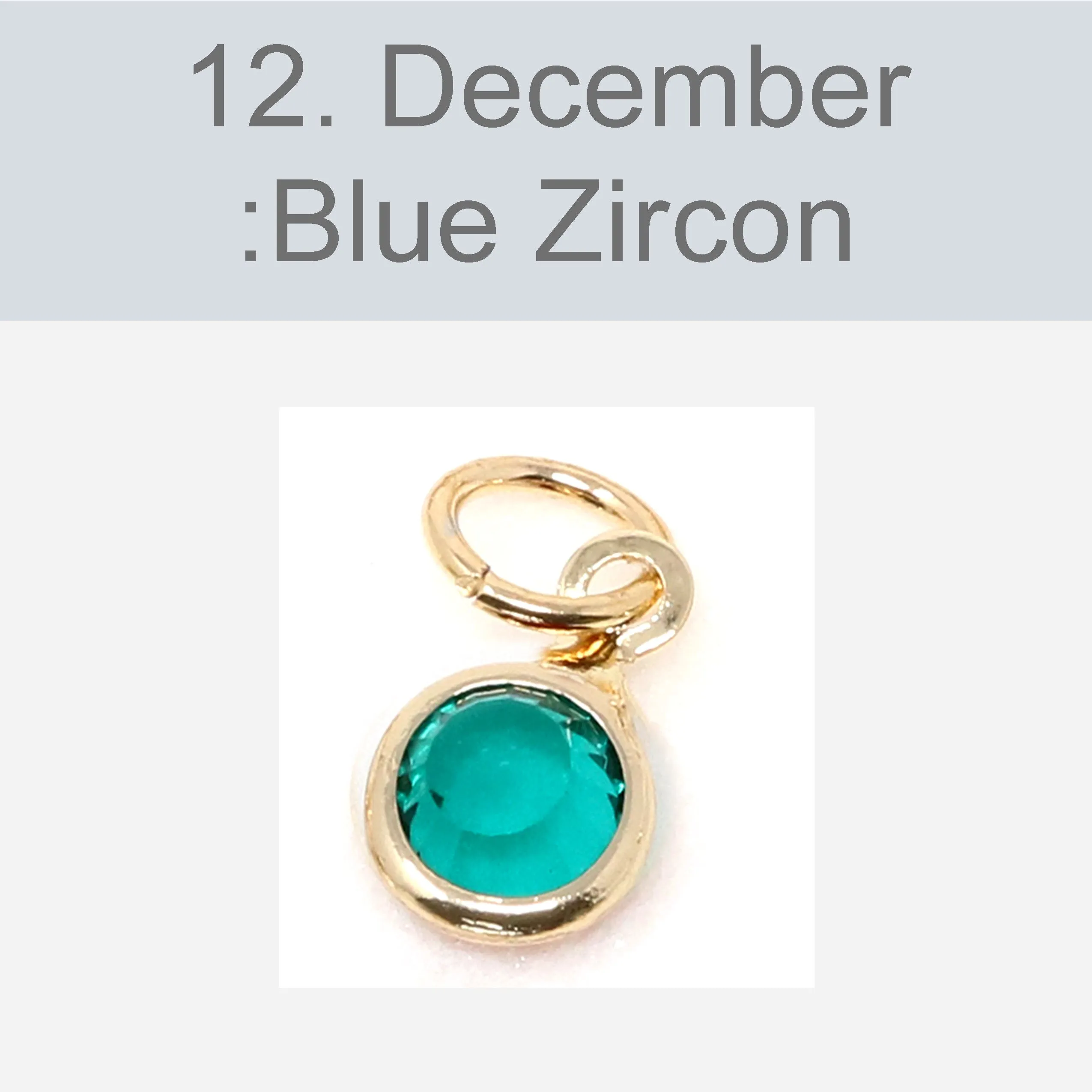 Birthstone Charm