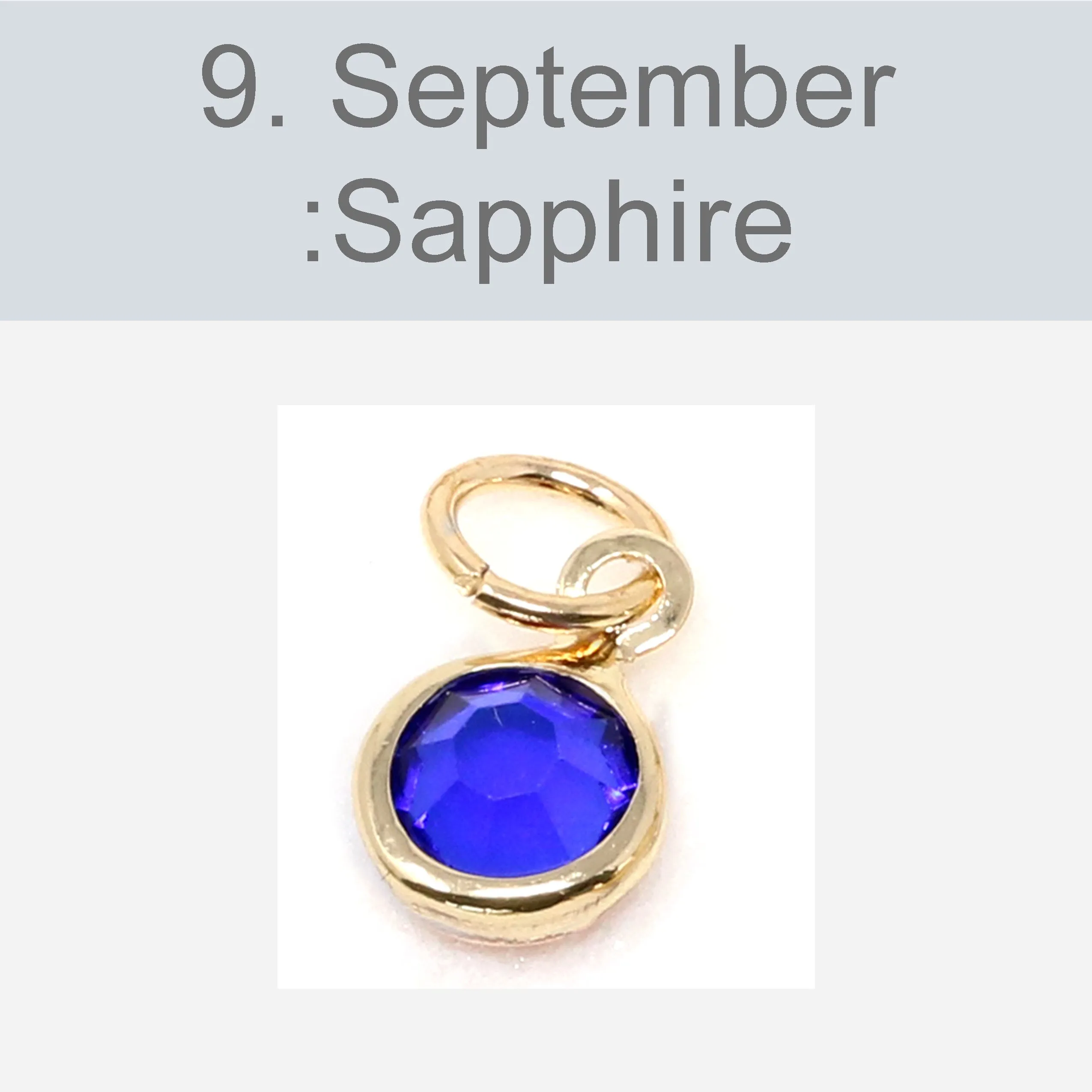 Birthstone Charm