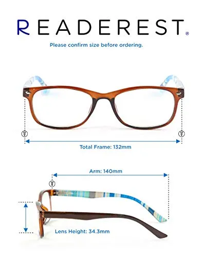 Blue-Light-Blocking-Reading-Glasses-Brown-Blue-1-50-Magnification-Computer-Glasses