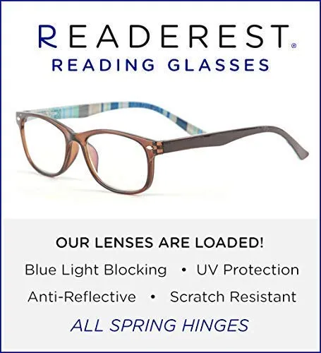 Blue-Light-Blocking-Reading-Glasses-Brown-Blue-1-50-Magnification-Computer-Glasses