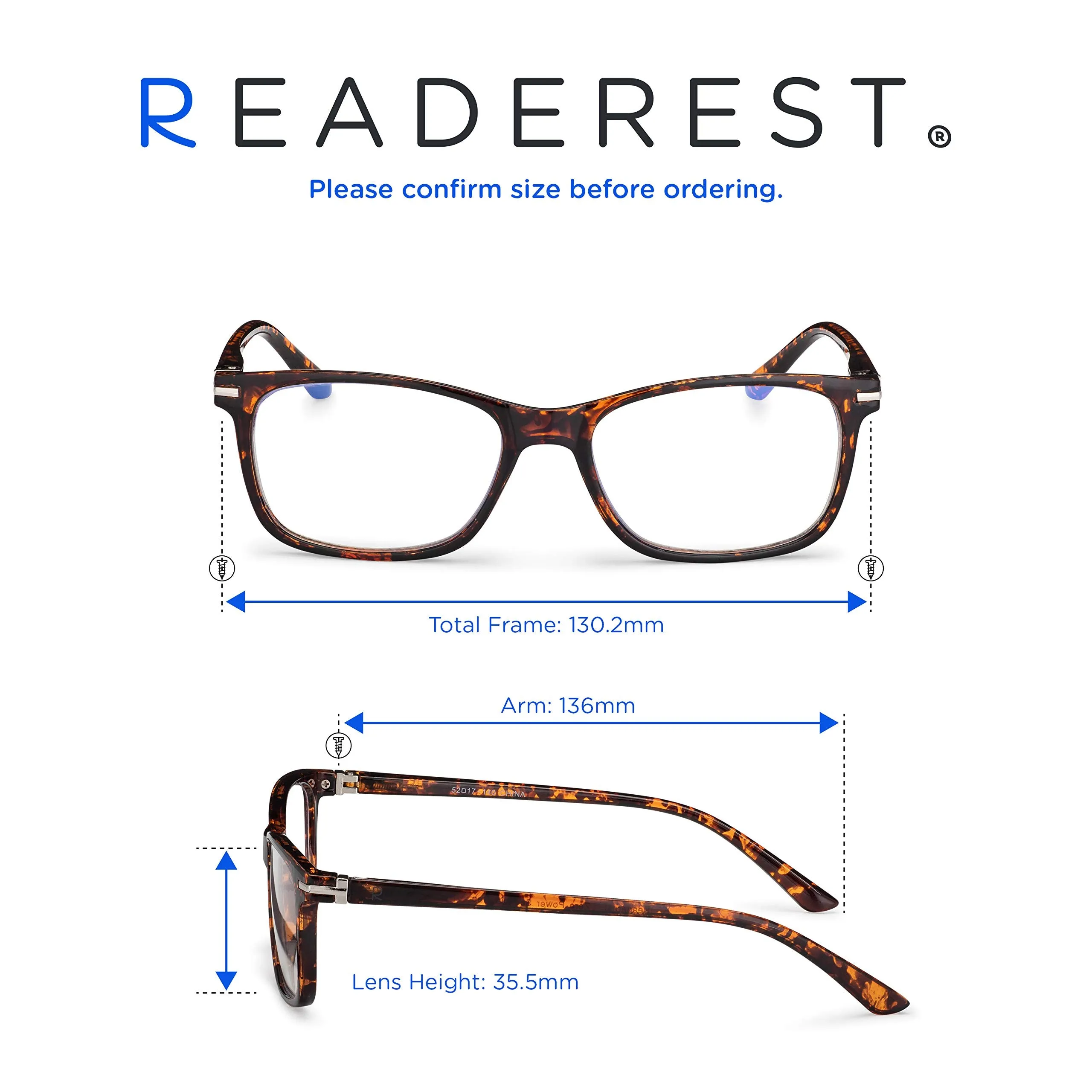 Blue-Light-Blocking-Reading-Glasses-Tortoise-1-50-Magnification-Computer-Glasses