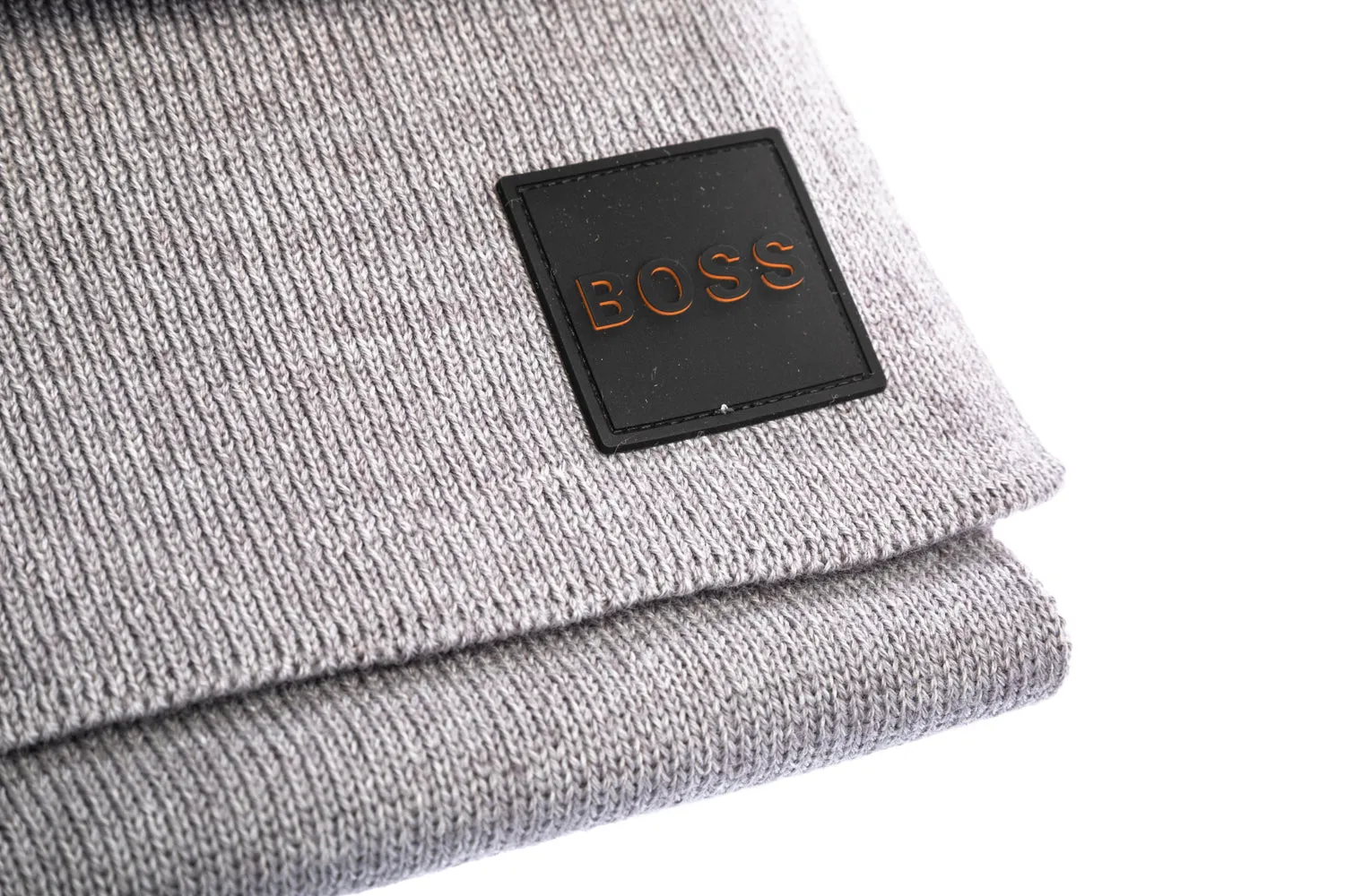 BOSS Foxon Scarf in Medium Grey