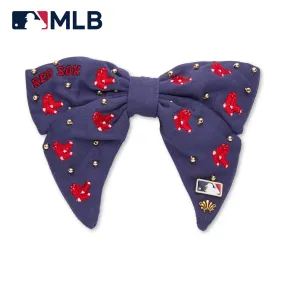 BOSTON RED SOX LELE SADOUGHI / MLB NAVY BOW BARRETTE