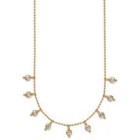 Brighton | Twinkle Mod Droplet Reversible Gold Tone Necklace