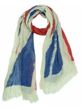 British Flag Design Lightweight Shawl Scarf Wrap