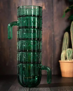 Cactus Stackable Glasses - Set of 6