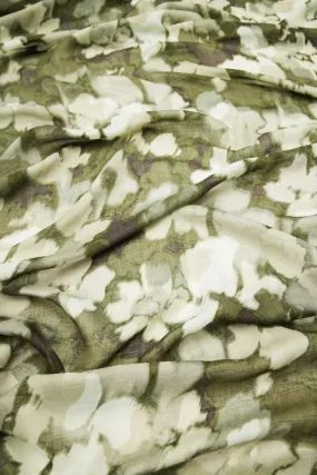 Camo rectangular foulard