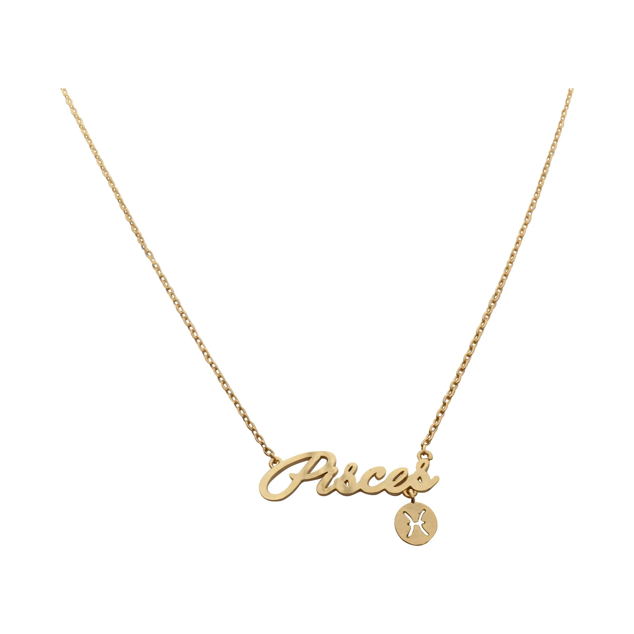 Capricorn Zodiac Necklace (gold)