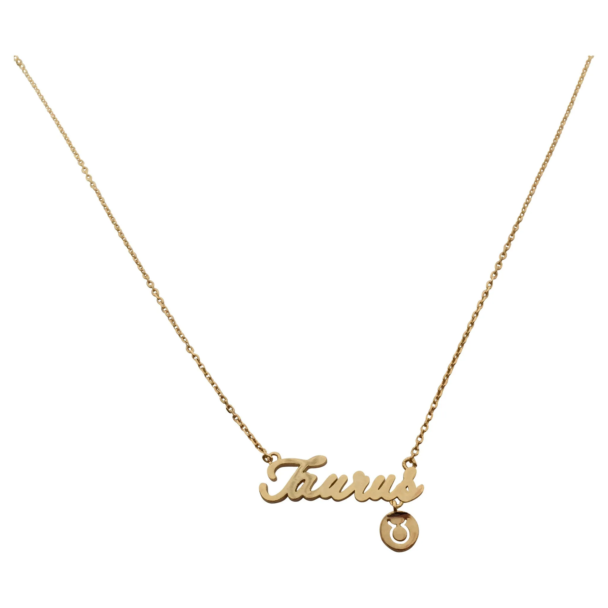 Capricorn Zodiac Necklace (gold)