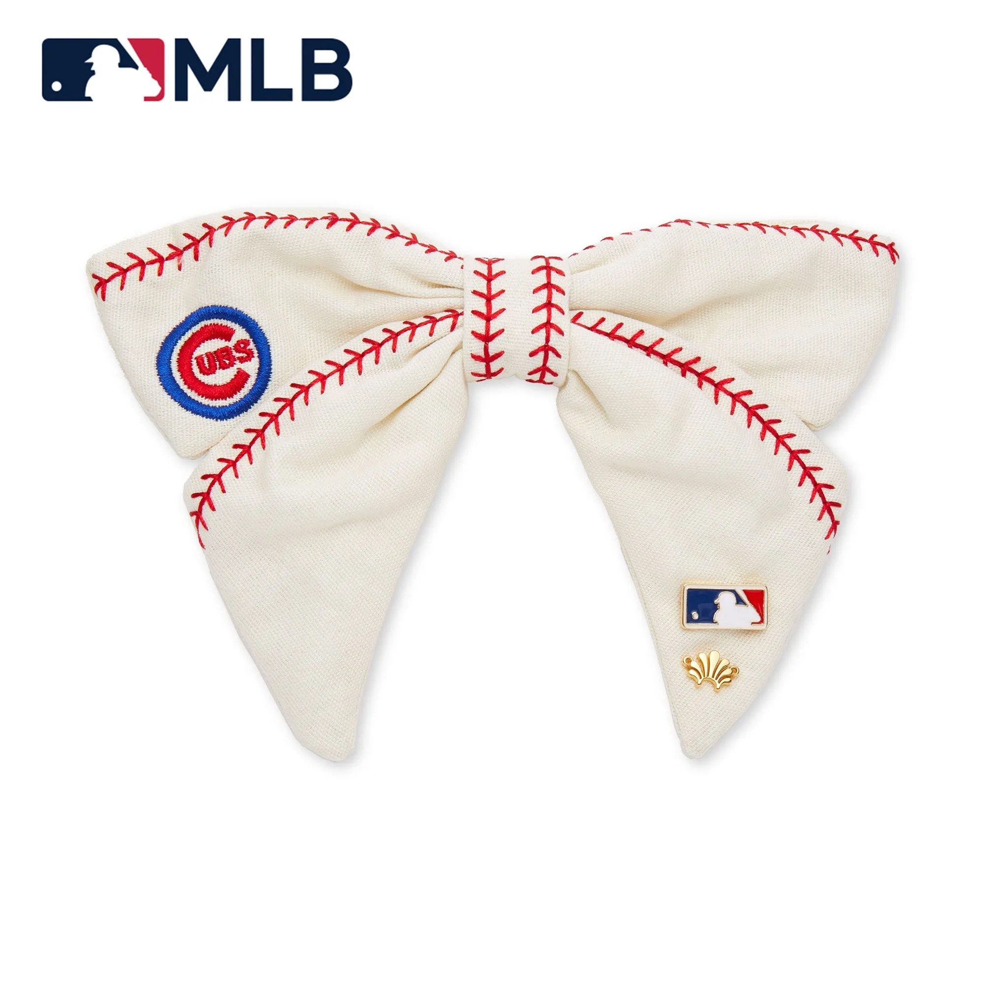 CHICAGO CUBS LELE SADOUGHI / MLB IVORY BOW BARRETTE