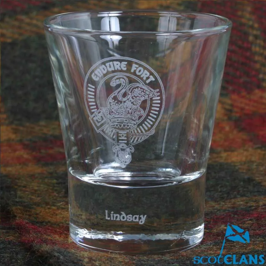 Clan Crest Dram Glass