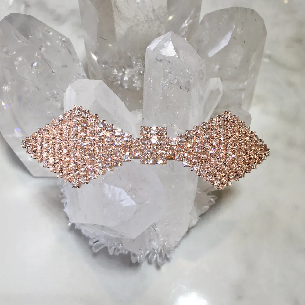 Classic Crystal CZ Small Barrette