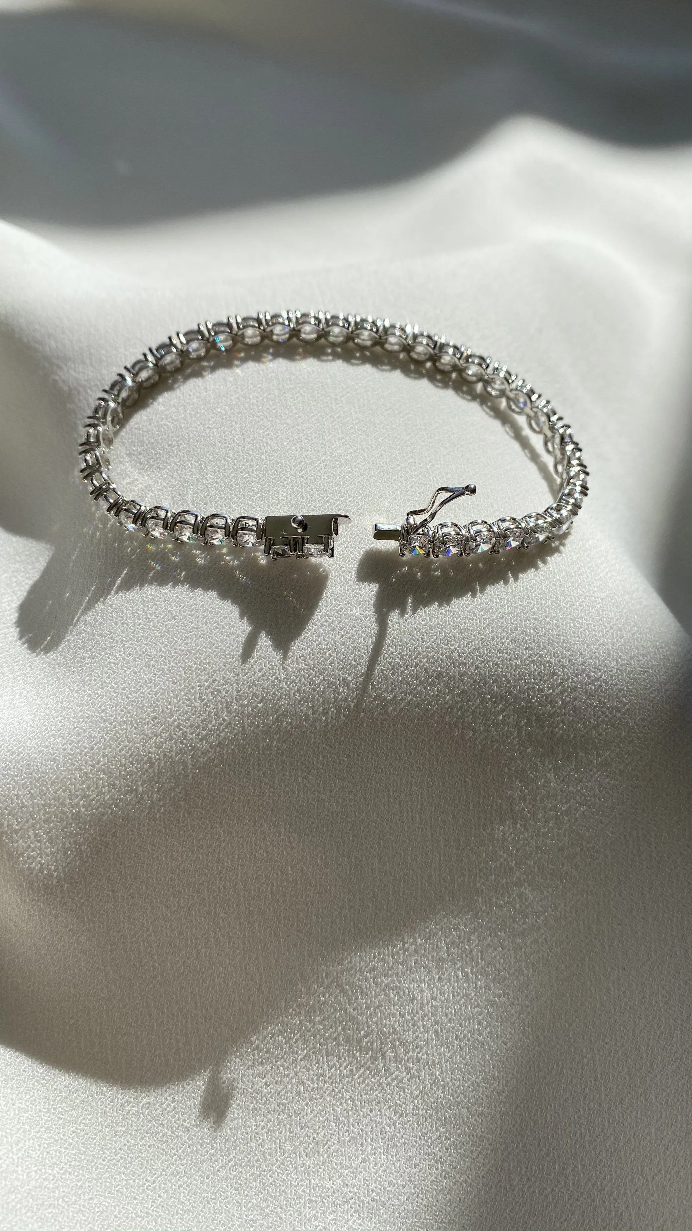 Copy of Hailey Round Prong Tennis Bracelet