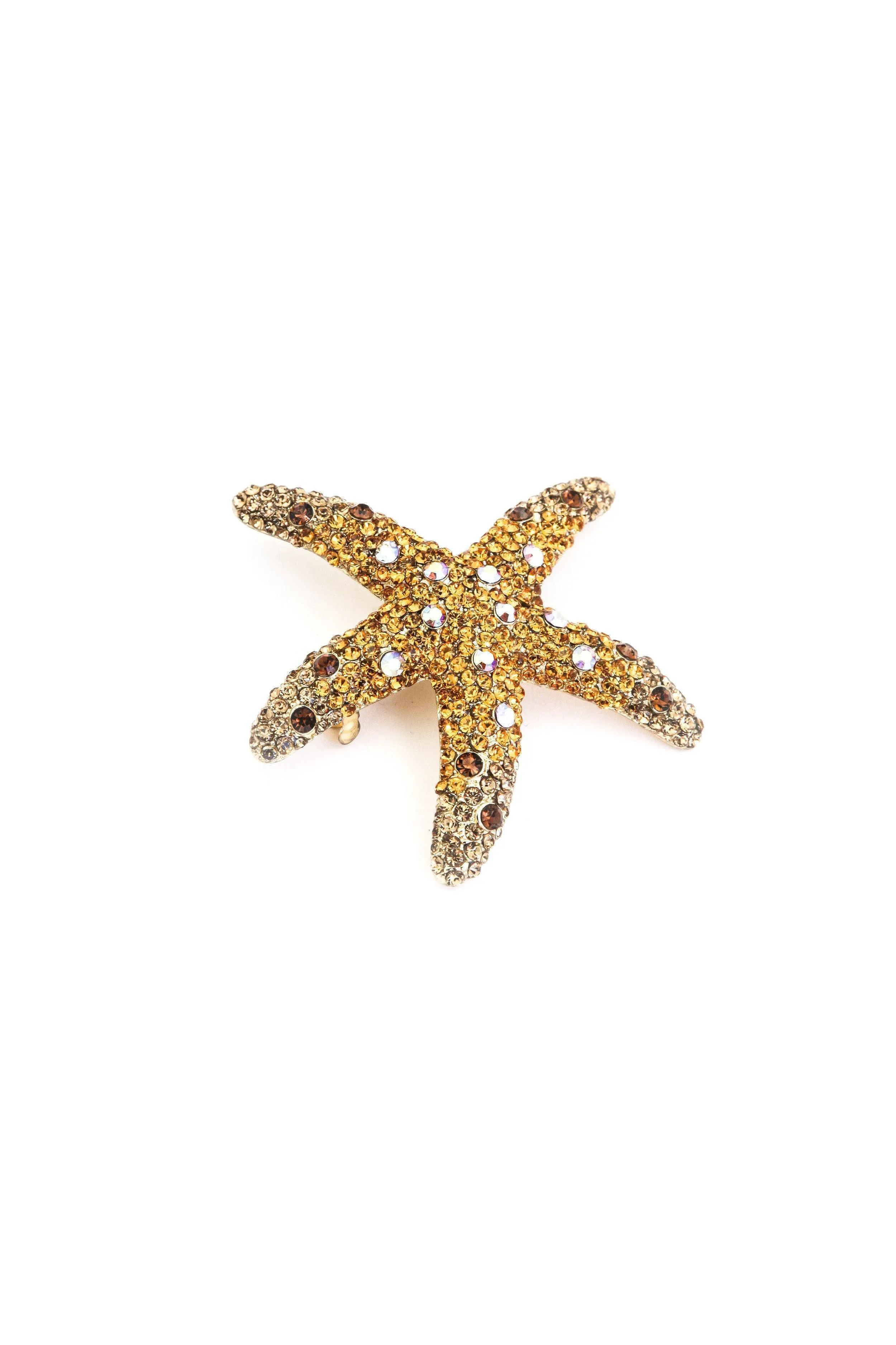 Crystal Dipped Starfish Barrette