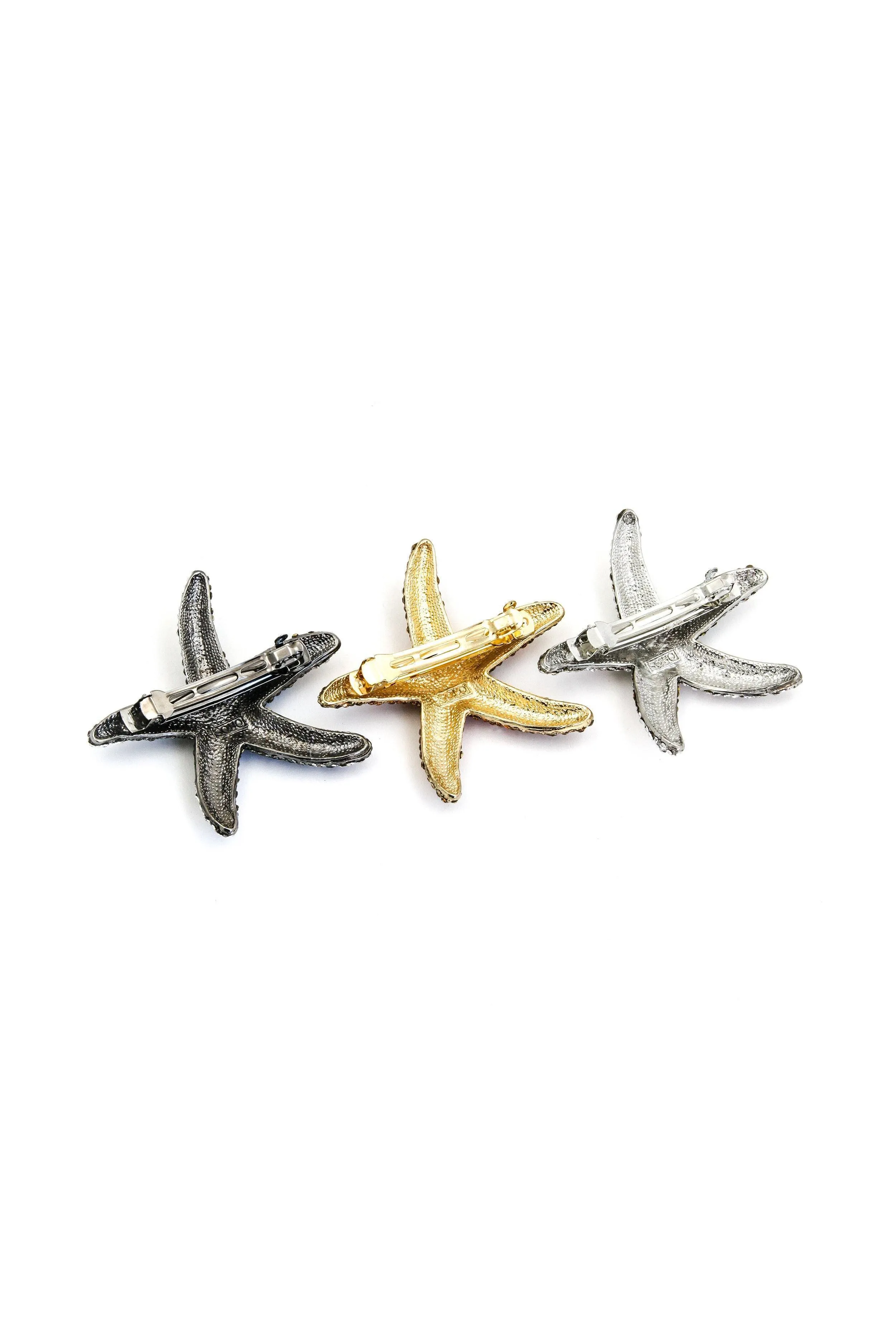 Crystal Dipped Starfish Barrette