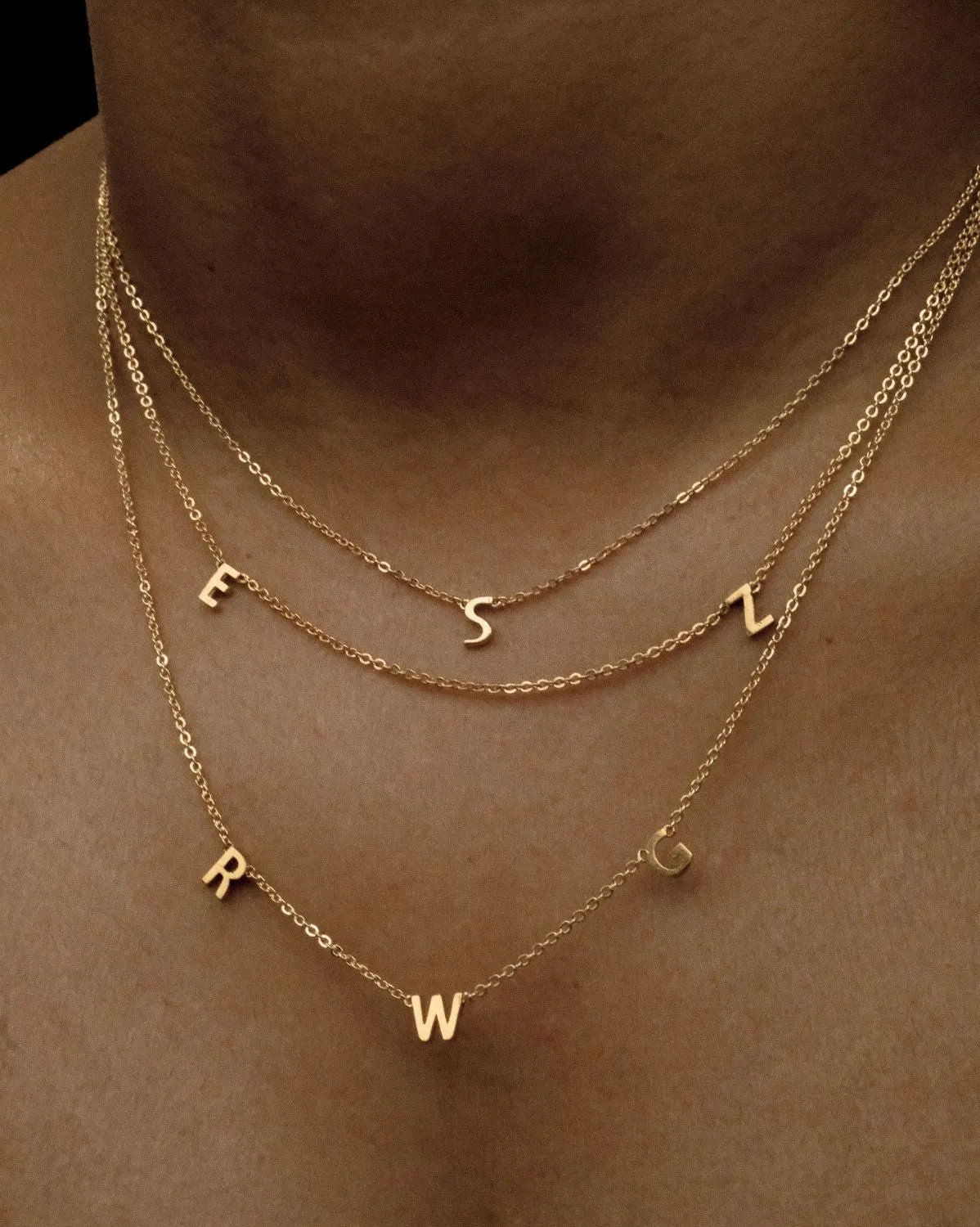 Custom Duo Initials Necklace