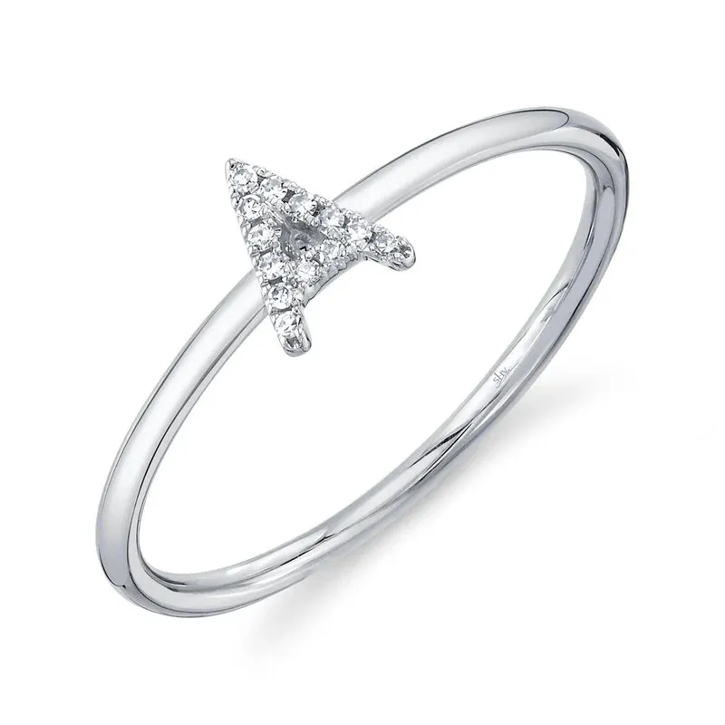 Diamond Initial Ring