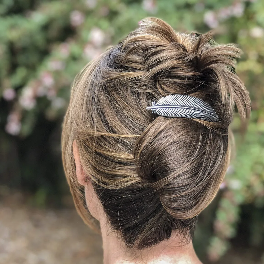 Feather Barrette