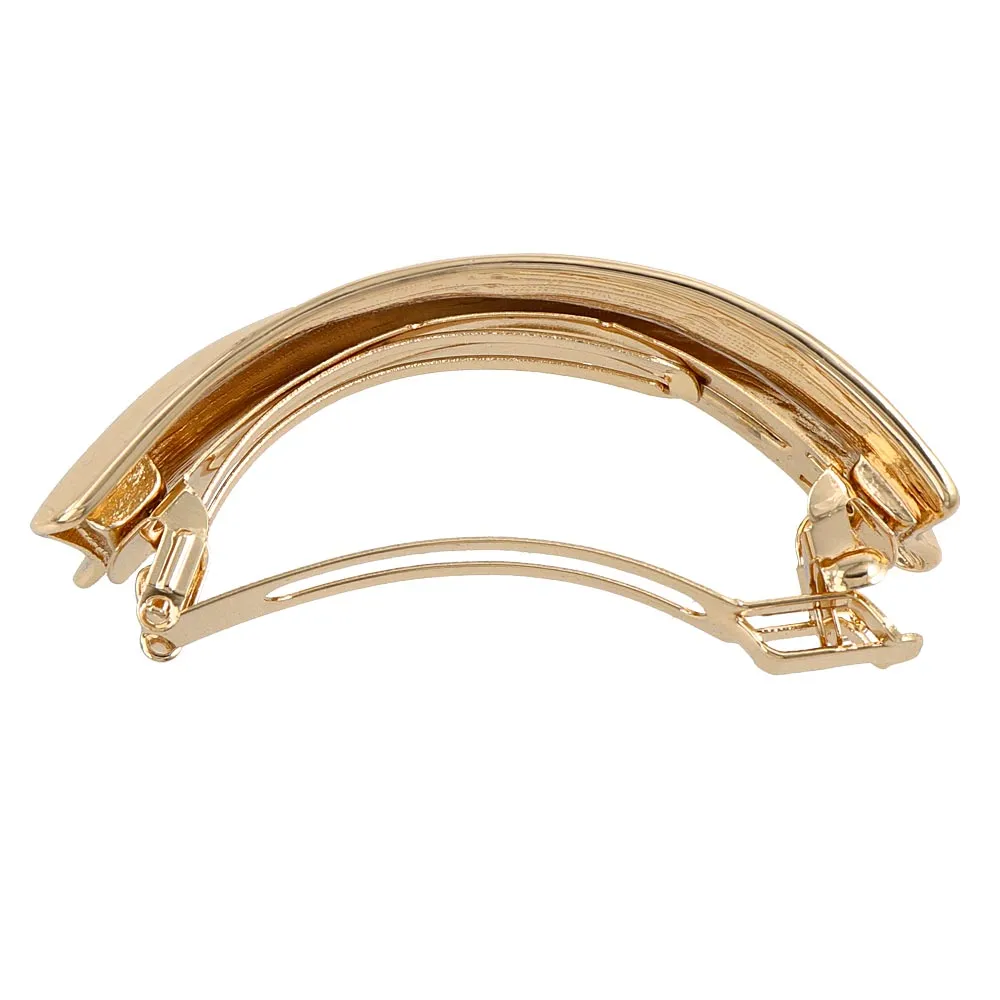 Firm Grip Uneven Metal Barrette