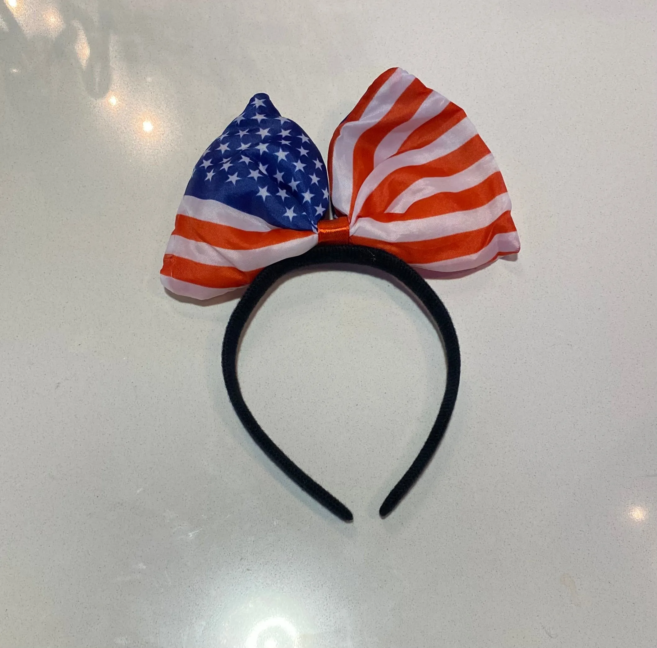 Flag Bow Headband