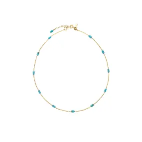 Gemma turquoise necklace