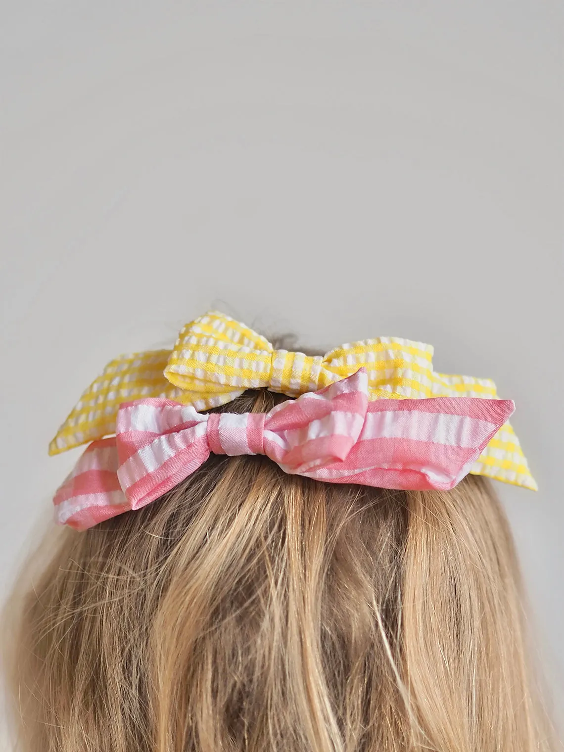 Gingham Hair Bows