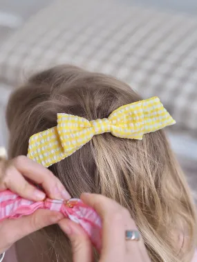 Gingham Hair Bows