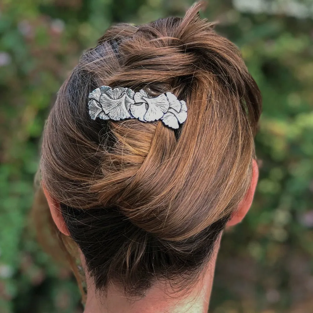 Ginkgo Barrette