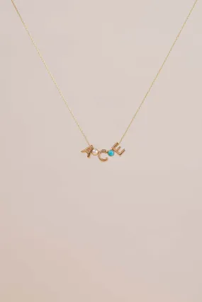 GOLD CHARMFETTI NECKLACE