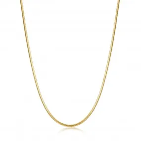 Gold Snake Chain Necklace N038-01G