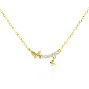 Golden Papillon Necklace