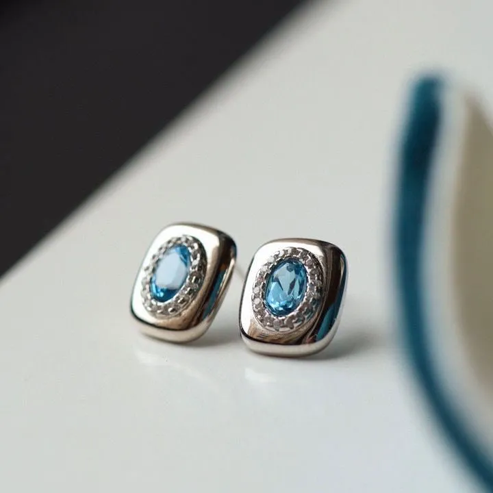 Good at Communication - Topaz Earrings