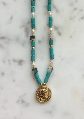 Greek Coin Necklace