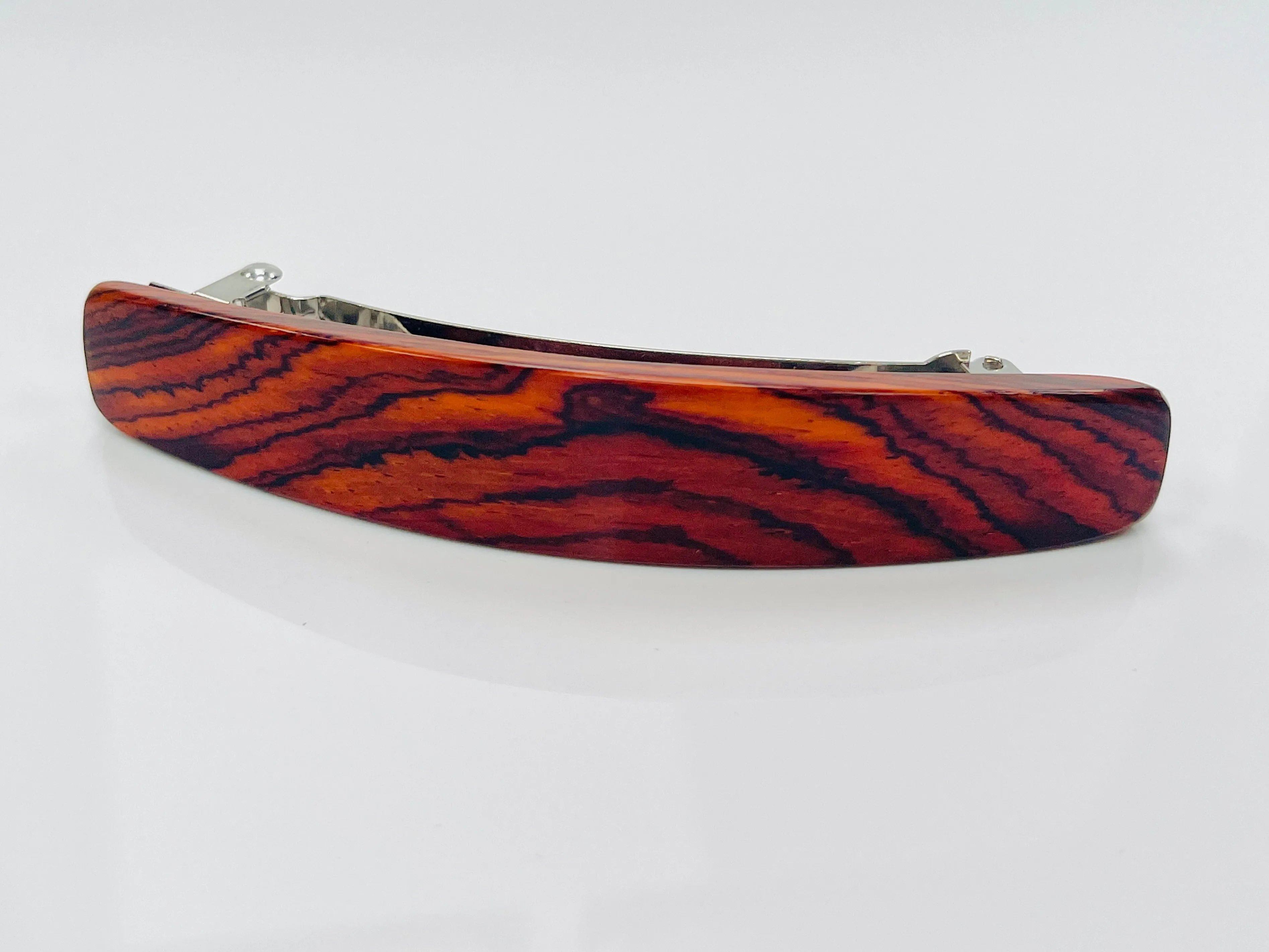 Hair Clip for Women Medium Cocobolo Rosewood Wood Hair Barrette for long hair